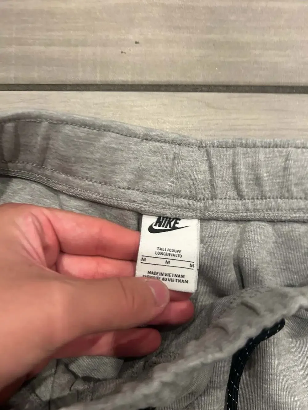 Nike Sportswear Tech Fleece Open-Hem Sweatpants 'Grey Heather/Black'